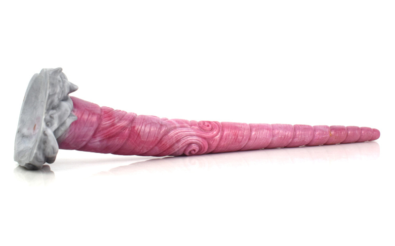 Pink Dildo Les-17.91Inch Extreme Long Anal Dildo 9