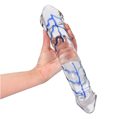 Double Ended Maurice-11.41Inch Huge Glass Dildos 9