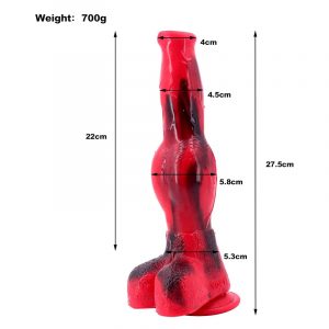 Dog Dildo Dennis-10.82Inch Silicone Realistic Dog Dildo With Suction Cup 2