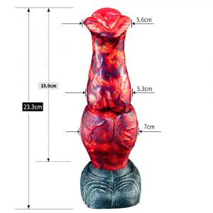 Horse Dildo Clement-9.17 ” Thick Horse Dildo With Glans And Testis 2